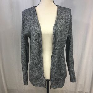 Calvin Klein Zip Up Cardigan Sweater Size Large